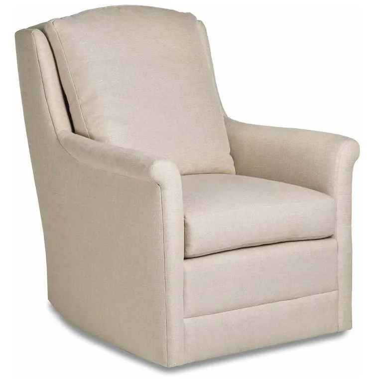 Jessica Charles 798-M-SR Casey Swivel Rocker with Modern Rolled Arm Jessica Charles 798-M-SR Casey Swivel Rocker with Modern Rolled Arm