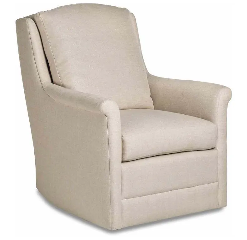Jessica Charles 798-M-SR Casey Swivel Rocker with Modern Rolled Arm Jessica Charles 798-M-SR Casey Swivel Rocker with Modern Rolled Arm