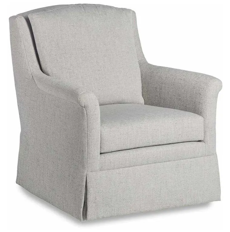 Jessica Charles 799-M-S Carrie Swivel Chair with Modern Arm Jessica Charles 799-M-S Carrie Swivel Chair with Modern Arm
