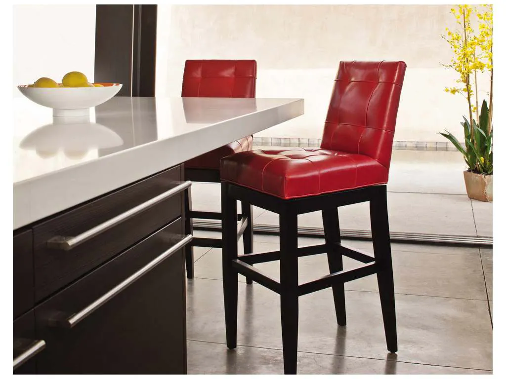 Jessica Charles 87-30-MS Mann Tufted Memory Swivel Barstool Jessica Charles 87-30-MS Mann Tufted Memory Swivel Barstool