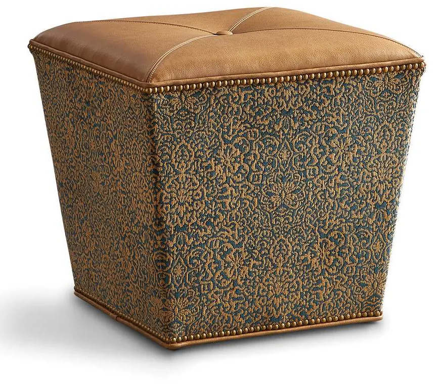 Jessica Charles 8906-B Kiki Ottoman With Button Jessica Charles 8906-B Kiki Ottoman With Button