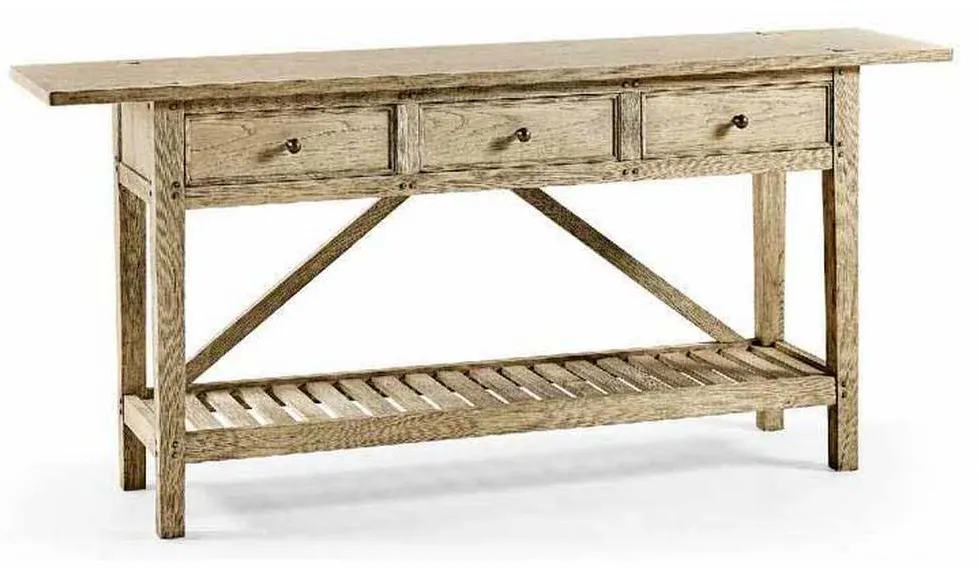 Jonathan Charles 496132-BLC Inclination Rustic French Console Jonathan Charles 496132-BLC Inclination Rustic French Console
