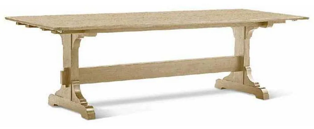 Jonathan Charles 003-2-A50-STO Epoch Trestle Dining Table 100 Inch Jonathan Charles 003-2-A50-STO Epoch Trestle Dining Table 100 Inch