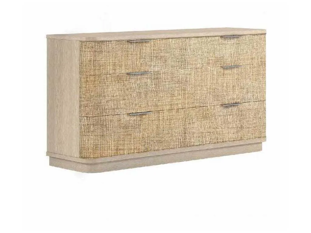 Jonathan Charles 001-1-902-WWO Grasscloth Dresser