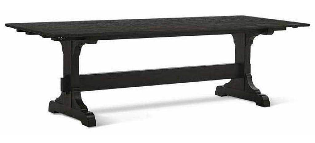 Jonathan Charles 003-2-A50-EBO Epoch Trestle Dining Table 100 Inch Jonathan Charles 003-2-A50-EBO Epoch Trestle Dining Table 100 Inch
