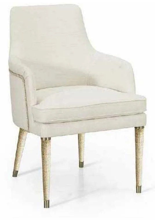 Jonathan Charles 001-2-030-LOW Shoal Linen & Grasscloth Host Chair Jonathan Charles 001-2-030-LOW Shoal Linen & Grasscloth Host Chair