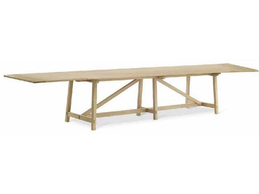 Jonathan Charles 003-2-A60-STO Sidereal French Laundry Dining Table 125 Inch