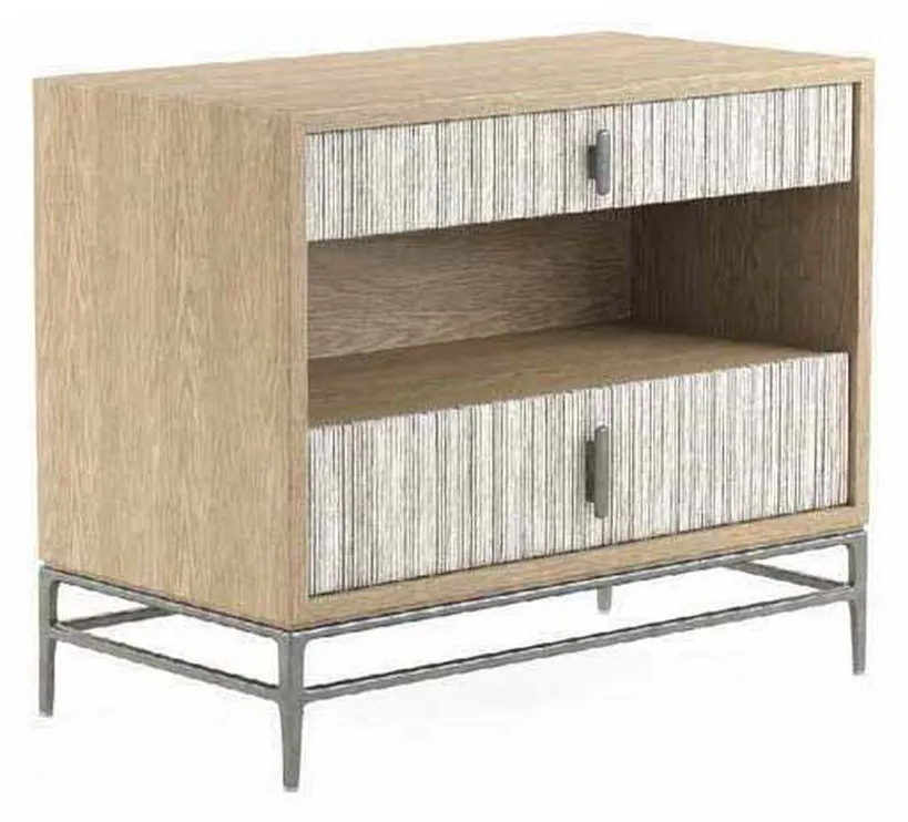Jonathan Charles 001-1-802-CRD Clapotis Danish Cord Nightstand Jonathan Charles 001-1-802-CRD Clapotis Danish Cord Nightstand