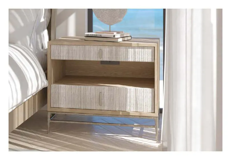 Jonathan Charles 001-1-802-CRD Clapotis Danish Cord Nightstand Jonathan Charles 001-1-802-CRD Clapotis Danish Cord Nightstand