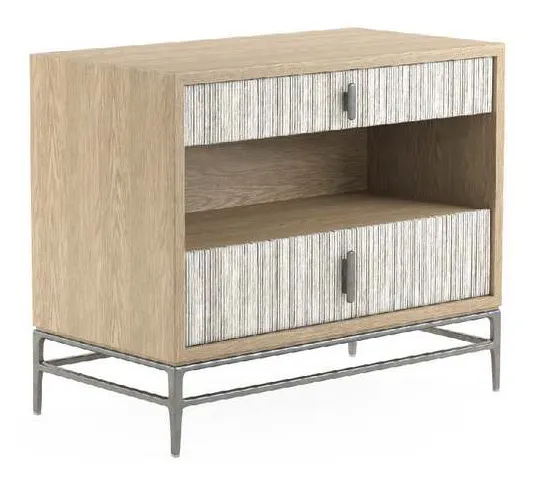 Jonathan Charles 001-1-802-CRD Clapotis Danish Cord Nightstand Jonathan Charles 001-1-802-CRD Clapotis Danish Cord Nightstand