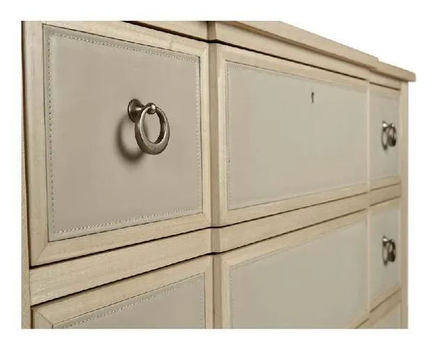 Jonathan Charles 001-1-900-LWS Neap Leather Front Chest Jonathan Charles 001-1-900-LWS Neap Leather Front Chest