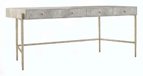 Jonathan Charles 001-4-0E1-MDL Skookumchuck Madrona Burl Desk Jonathan Charles 001-4-0E1-MDL Skookumchuck Madrona Burl Desk