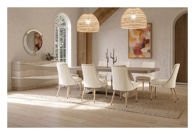 Jonathan Charles 001-2-E01-CRD Swell Danish Cord Dining Table 100 Inch Jonathan Charles 001-2-E01-CRD Swell Danish Cord Dining Table 100 Inch