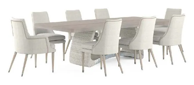 Jonathan Charles 001-2-E01-CRD Swell Danish Cord Dining Table 100 Inch Jonathan Charles 001-2-E01-CRD Swell Danish Cord Dining Table 100 Inch