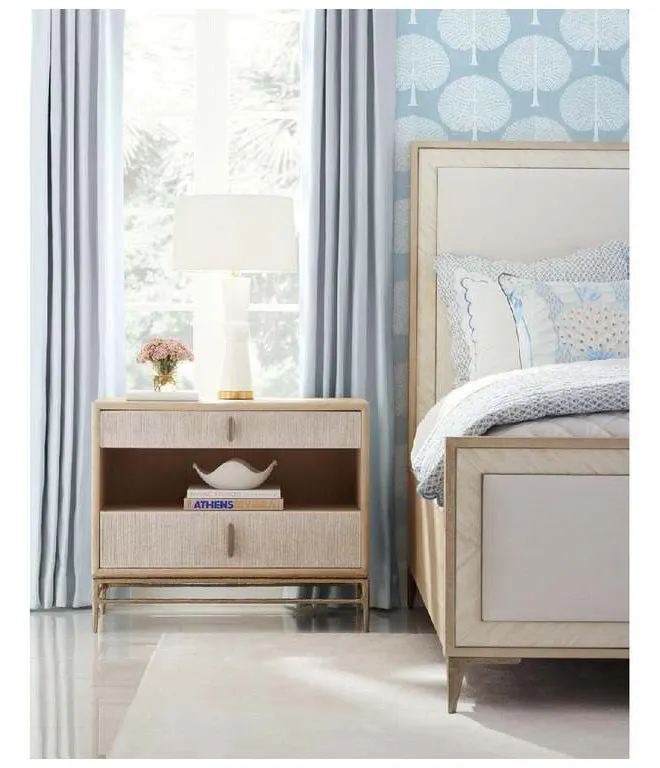 Jonathan Charles 001-1-100-KOT Tideline Bone and Linen Upholstered Bed Jonathan Charles 001-1-100-KOT Tideline Bone and Linen Upholstered Bed