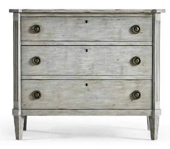 Jonathan Charles 003-3-268-GAW Timeless Aeon Swedish Drawer Chest Antiqued Grey Jonathan Charles 003-3-268-GAW Timeless Aeon Swedish Drawer Chest Antiqued Grey