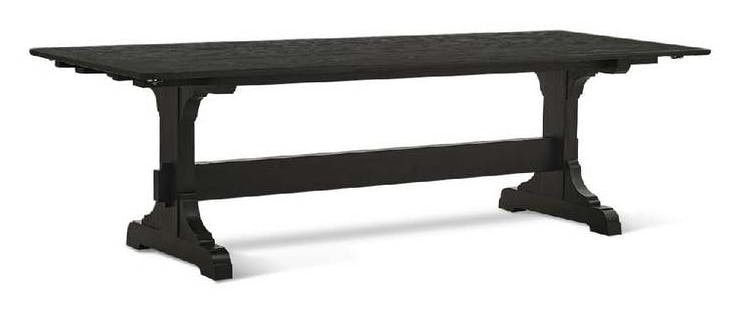 Jonathan Charles 003-2-A50-EBO Epoch Trestle Dining Table 100 Inch Jonathan Charles 003-2-A50-EBO Epoch Trestle Dining Table 100 Inch