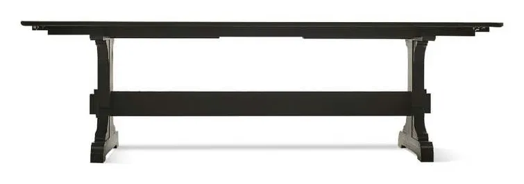 Jonathan Charles 003-2-A50-EBO Epoch Trestle Dining Table 100 Inch Jonathan Charles 003-2-A50-EBO Epoch Trestle Dining Table 100 Inch