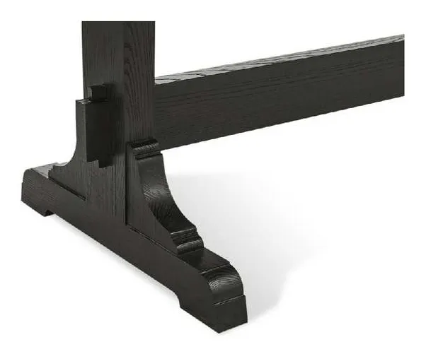 Jonathan Charles 003-2-A50-EBO Epoch Trestle Dining Table 100 Inch Jonathan Charles 003-2-A50-EBO Epoch Trestle Dining Table 100 Inch