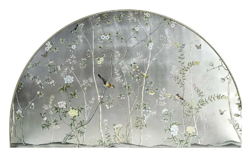 Jonathan Charles 004-1-113-HPS Shimmering Moon Half Round Panel Bed Jonathan Charles 004-1-113-HPS Shimmering Moon Half Round Panel Bed