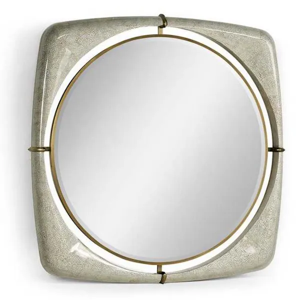 Jonathan Charles 500360-52D-EA002 Toulouse 52 inch Eggshell Mirror Jonathan Charles 500360-52D-EA002 Toulouse 52 inch Eggshell Mirror