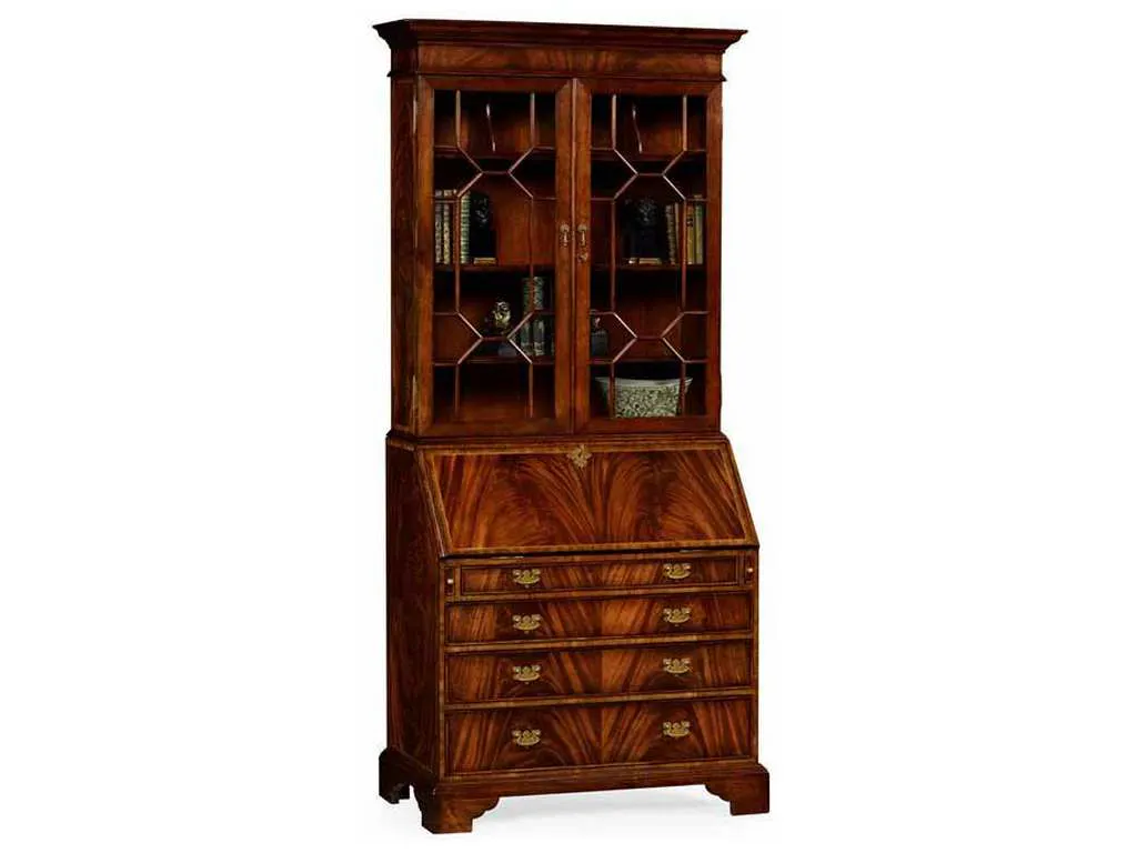 Jonathan Charles 492260-MAH Buckingham Georgian Mahogany Secretary