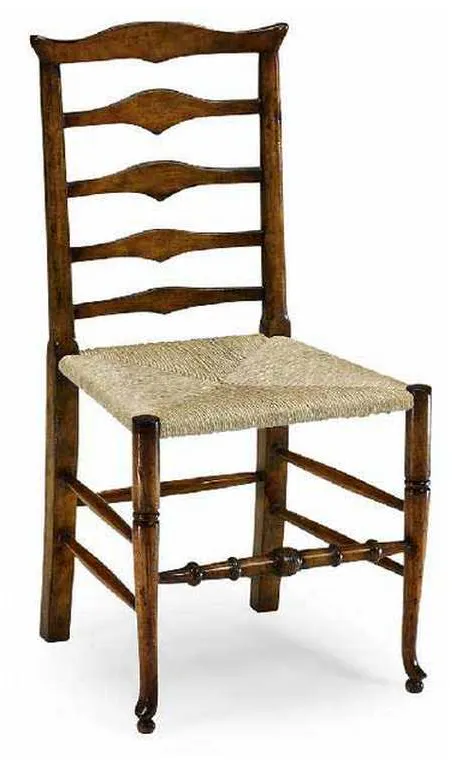 Jonathan Charles 492300-SC-WAL Traditional Triangular Ladderback Side Chair Jonathan Charles 492300-SC-WAL Traditional Triangular Ladderback Side Chair