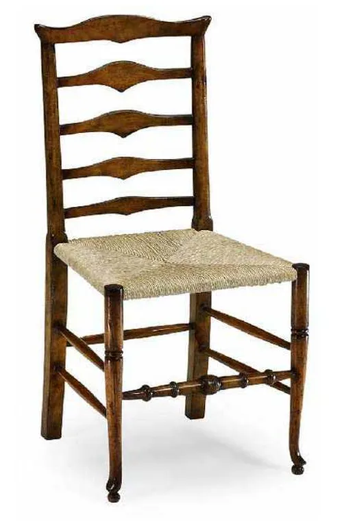 Jonathan Charles 492300-SC-WAL Traditional Triangular Ladderback Side Chair Jonathan Charles 492300-SC-WAL Traditional Triangular Ladderback Side Chair