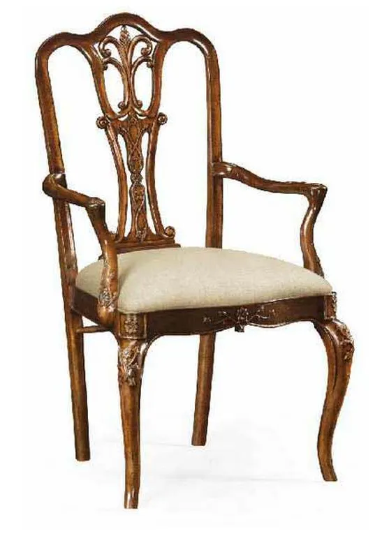 Jonathan Charles 492476-AC-MAH-F001 Mahogany 18th Century Dining Arm Chair Jonathan Charles 492476-AC-MAH-F001 Mahogany 18th Century Dining Arm Chair