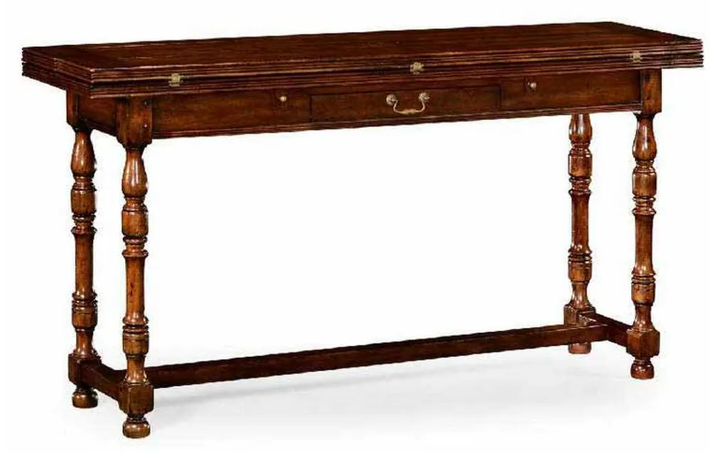 Jonathan Charles 492704-WCD Small Walnut Hunt Table Jonathan Charles 492704-WCD Small Walnut Hunt Table