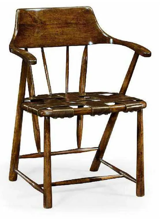 Jonathan Charles 492783-WAL-L002 Traditional Walnut Captains Chair Jonathan Charles 492783-WAL-L002 Traditional Walnut Captains Chair