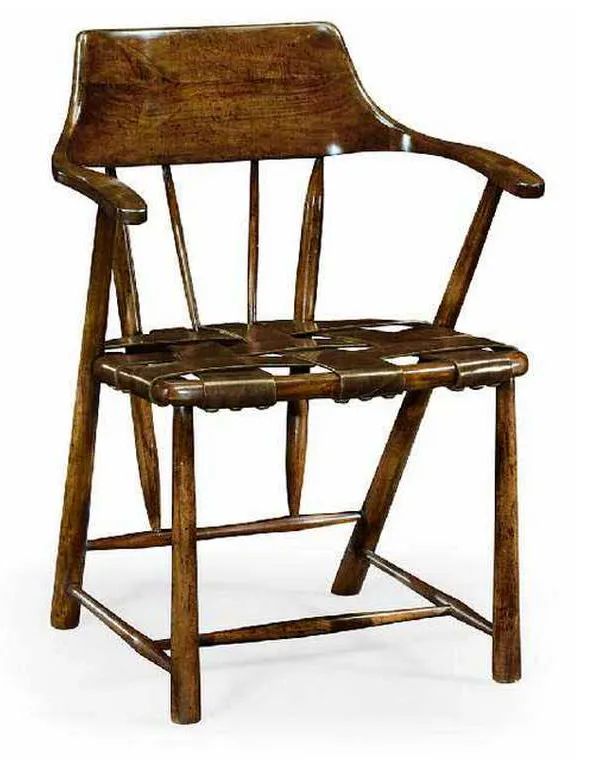 Jonathan Charles 492783-WAL-L002 Traditional Walnut Captains Chair Jonathan Charles 492783-WAL-L002 Traditional Walnut Captains Chair