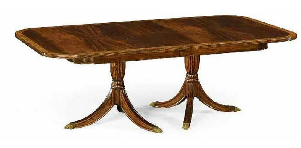 Jonathan Charles 492865-88L-MAH Buckingham Two-Leaf Mahogany Extending Dining Table 88 Inch Jonathan Charles 492865-88L-MAH Buckingham Two-Leaf Mahogany Extending Dining Table 88 Inch