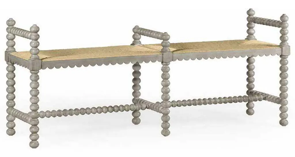 Jonathan Charles 530007 William Yeoward Country House Chic Bellingham Double Bench Jonathan Charles 530007 William Yeoward Country House Chic Bellingham Double Bench