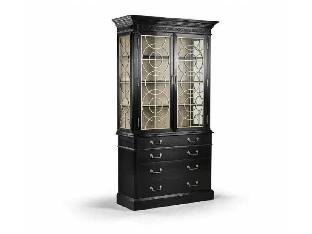 Jonathan Charles 493072-BLA Sprite Display Cabinet