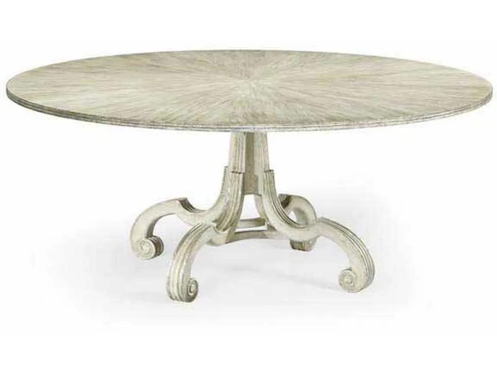 Jonathan Charles 530054-70D-VWO Lacock Venetian White Oak Dining Table 71 Inch
