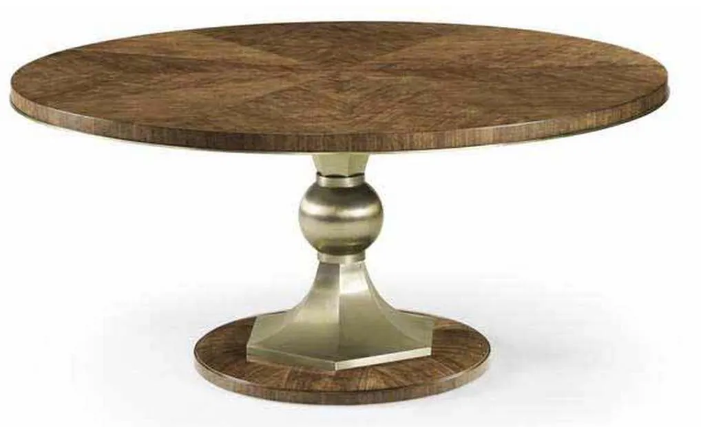 Jonathan Charles 496082-65L-WBA Barcelona Round Dining Table 64 Inch Jonathan Charles 496082-65L-WBA Barcelona Round Dining Table 64 Inch