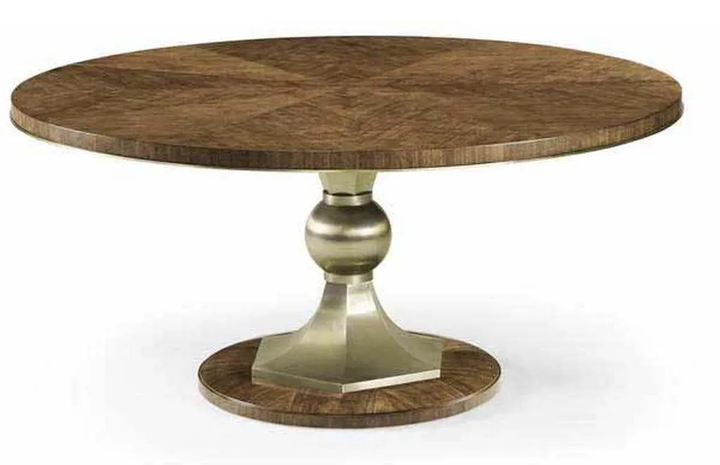 Jonathan Charles 496082-65L-WBA Barcelona Round Dining Table 64 Inch Jonathan Charles 496082-65L-WBA Barcelona Round Dining Table 64 Inch