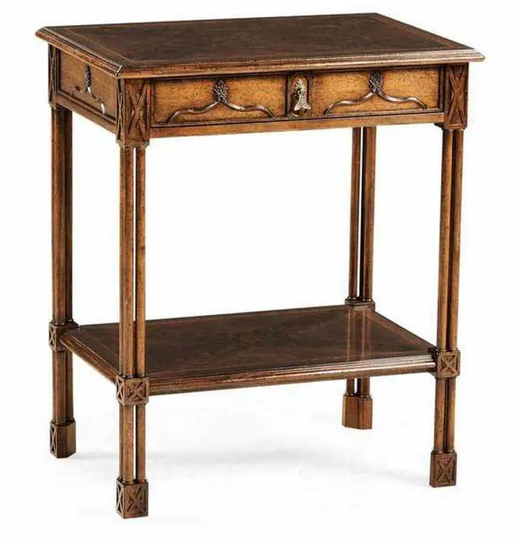 Jonathan Charles 493497-DCW Buckingham Chippendale Gothic Side Table Jonathan Charles 493497-DCW Buckingham Chippendale Gothic Side Table