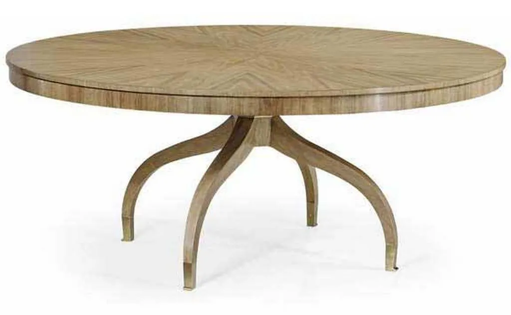 Jonathan Charles 496034-72D-WBL Round Bleached Walnut Dining Table 72 Inch Jonathan Charles 496034-72D-WBL Round Bleached Walnut Dining Table 72 Inch