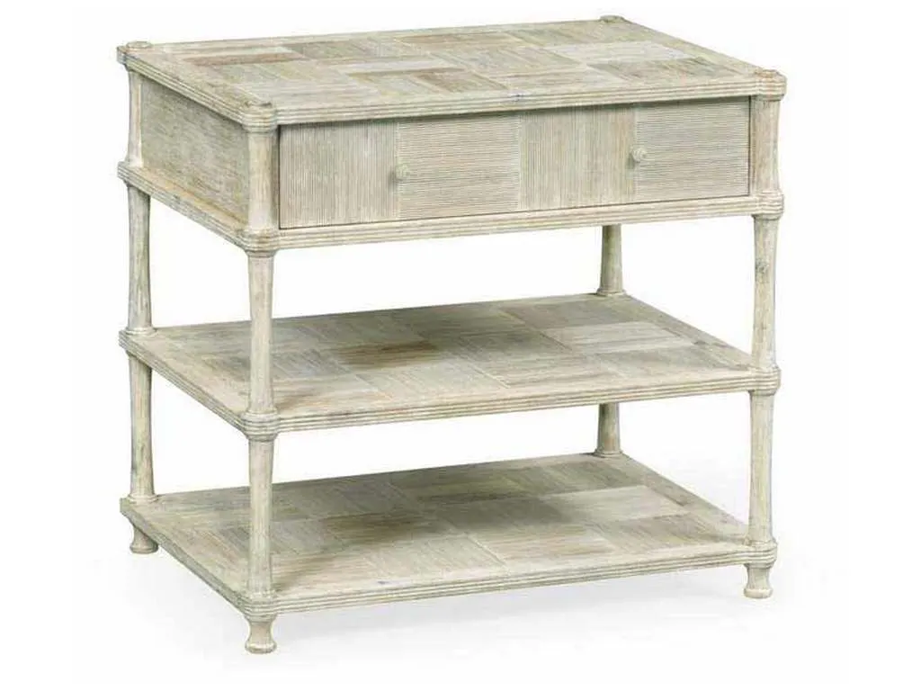 Jonathan Charles 530207-WAA William Yeoward Bywater Washed Acacia Bedside Chest