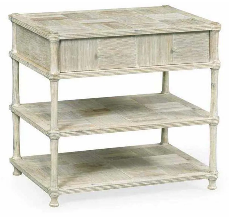 Jonathan Charles 530207-WAA William Yeoward Bywater Washed Acacia Bedside Chest Jonathan Charles 530207-WAA William Yeoward Bywater Washed Acacia Bedside Chest