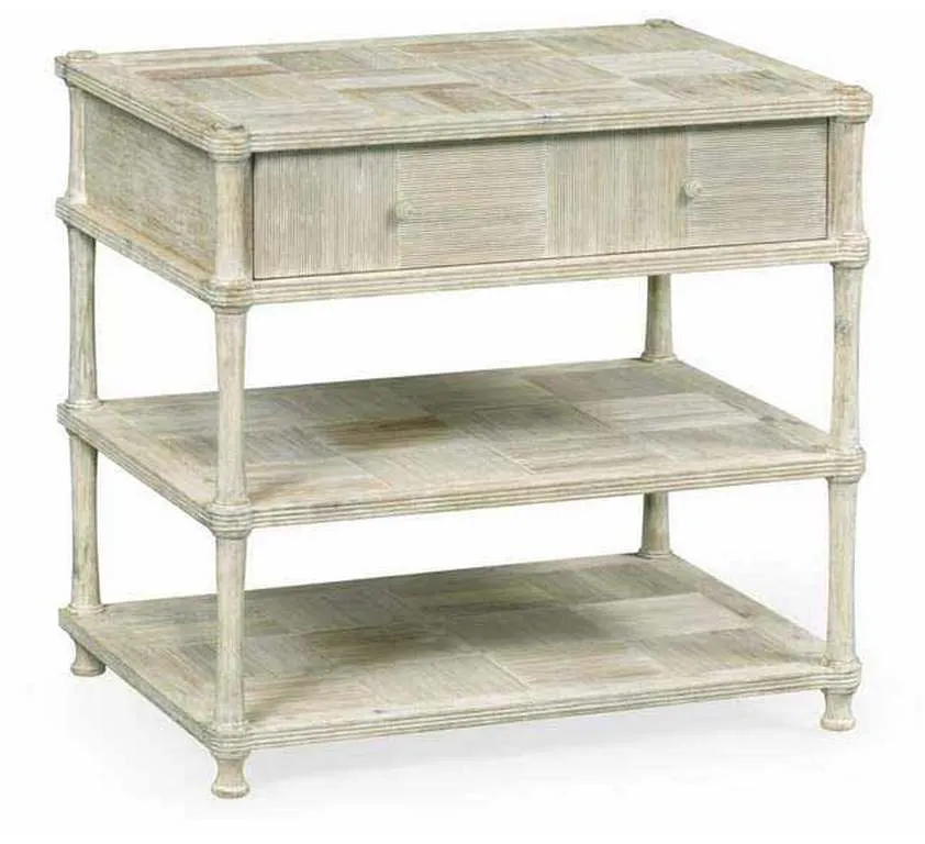 Jonathan Charles 530207-WAA William Yeoward Bywater Washed Acacia Bedside Chest Jonathan Charles 530207-WAA William Yeoward Bywater Washed Acacia Bedside Chest