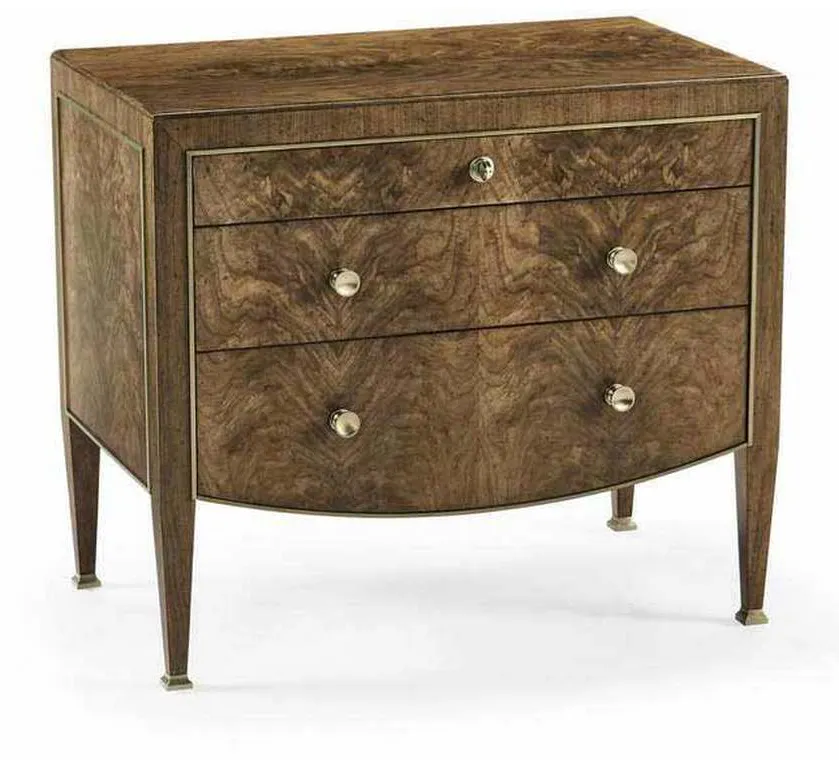 Jonathan Charles 496066-WBA JC Traditional Bedside Chest Jonathan Charles 496066-WBA JC Traditional Bedside Chest