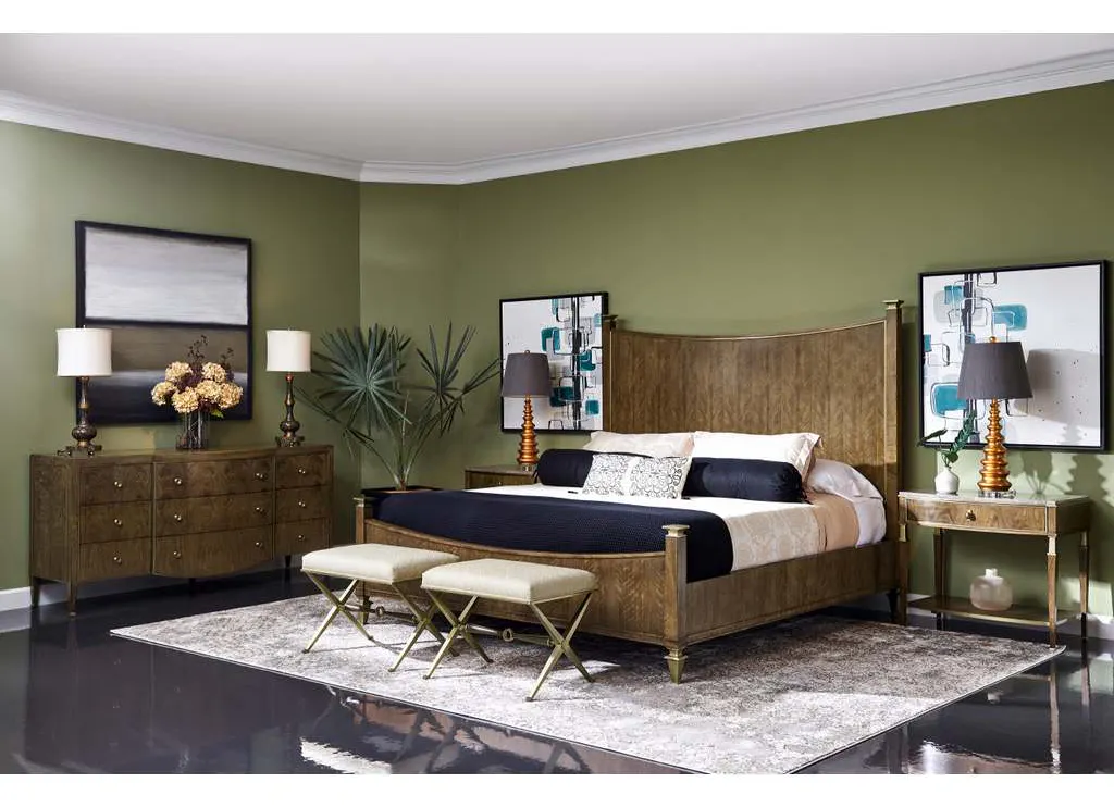 Jonathan Charles 496079-USK-WBA Barcelona King Bed Jonathan Charles 496079-USK-WBA Barcelona King Bed