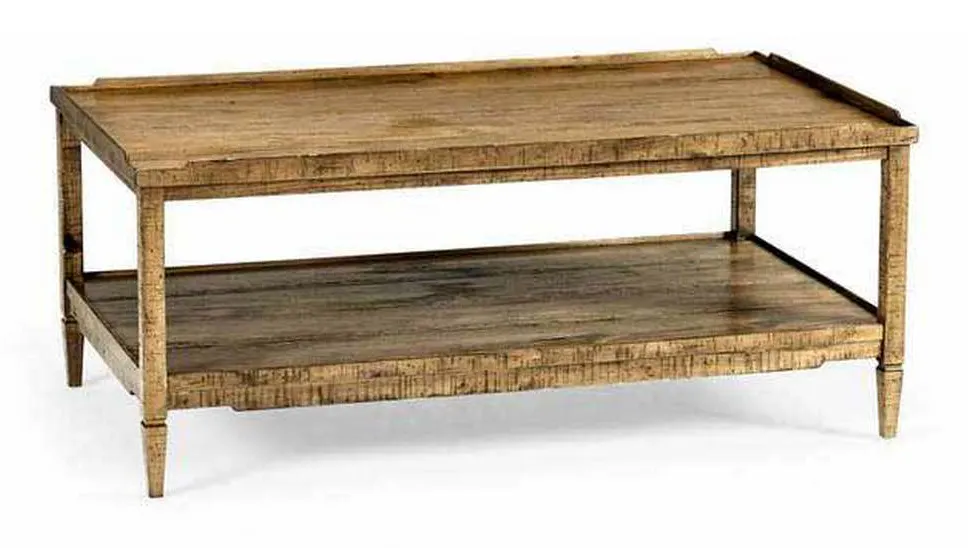 Jonathan Charles 491021-DTM Casual Distressed Coffee Table Jonathan Charles 491021-DTM Casual Distressed Coffee Table
