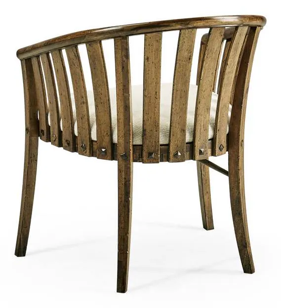 Jonathan Charles 491047-AC-DTM-F400 Casual Tub Upholstered Arm Chair Jonathan Charles 491047-AC-DTM-F400 Casual Tub Upholstered Arm Chair