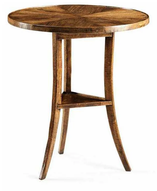 Jonathan Charles 491022-CFW Casual Round Lamp Table Jonathan Charles 491022-CFW Casual Round Lamp Table