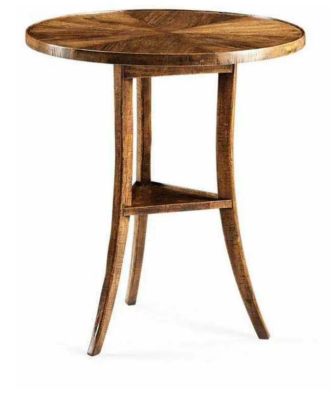 Jonathan Charles 491022-CFW Casual Round Lamp Table Jonathan Charles 491022-CFW Casual Round Lamp Table