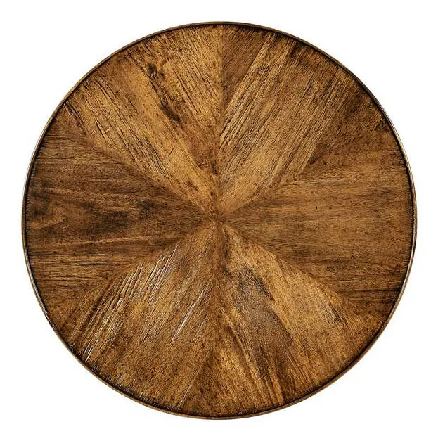 Jonathan Charles 491022-CFW Casual Round Lamp Table Jonathan Charles 491022-CFW Casual Round Lamp Table